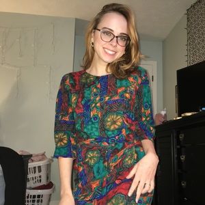 Retro Vintage Maxi Dress